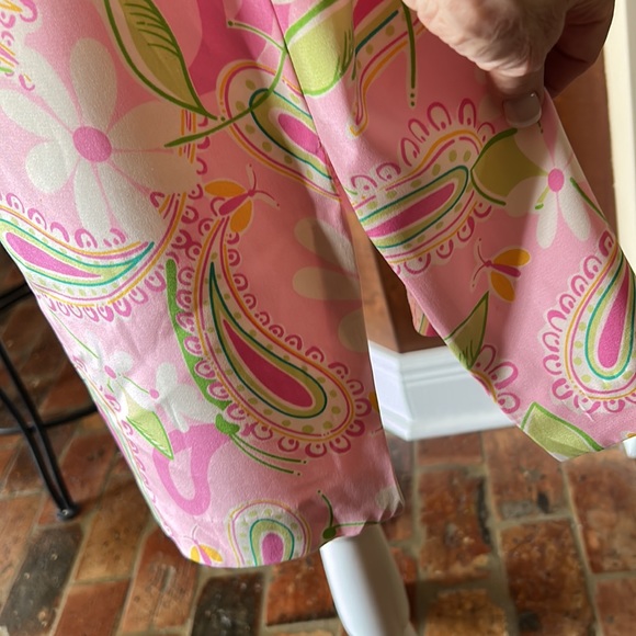 Lilly Pulitzer Silk pull on skirt sz8 - Picture 6 of 9